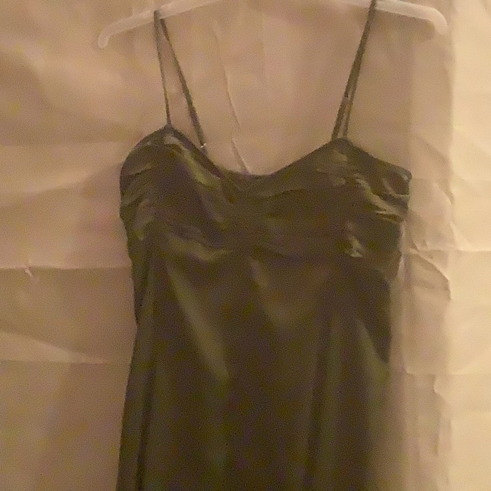 BCBGeneration Olive Green Midi Dress